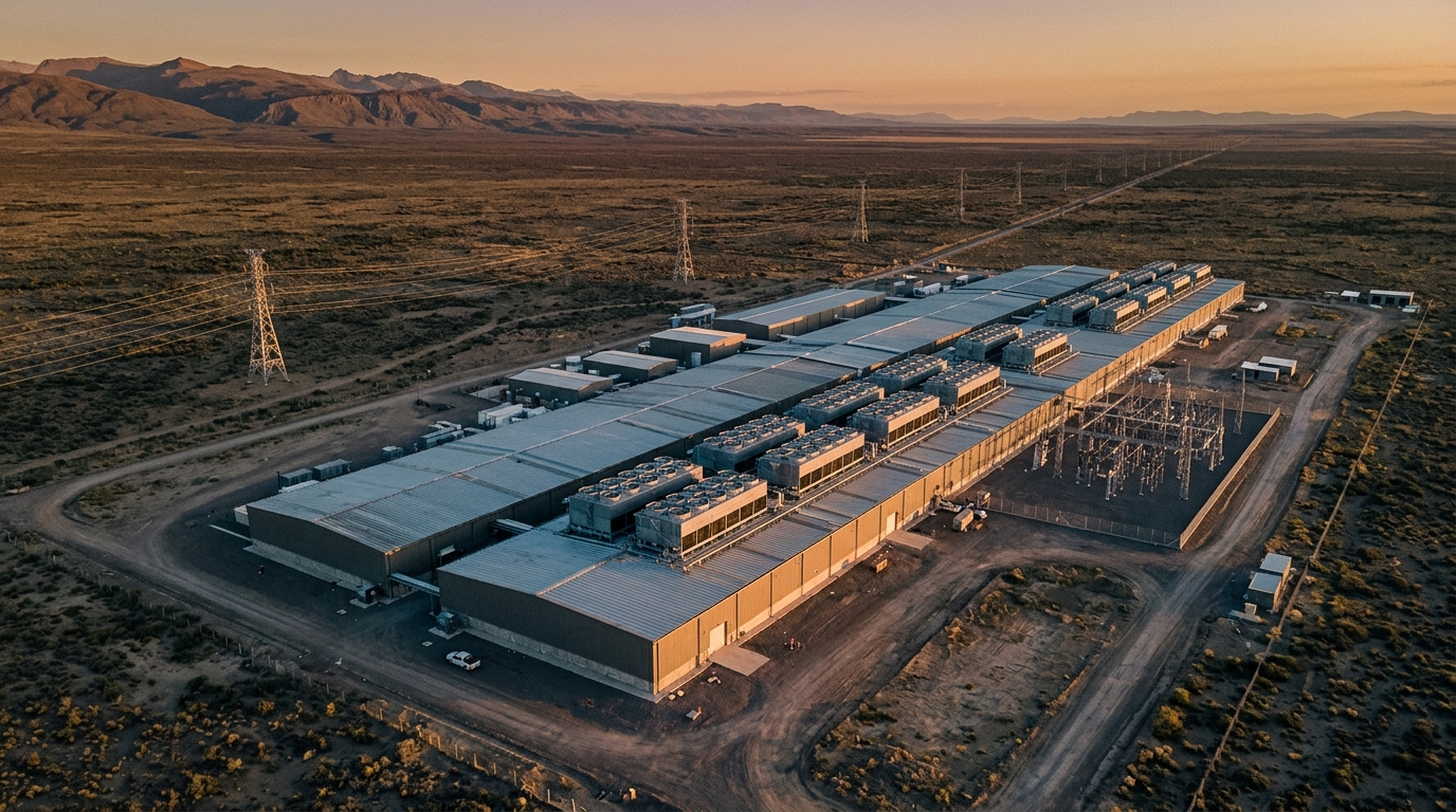 Centro de datos e infraestructura de inversión en IA en la Patagonia argentina