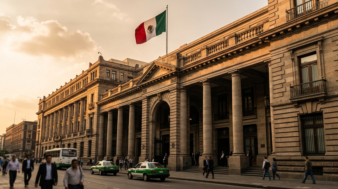 Edificio de Banxico, sede de la tasa de interés que decide la Junta
