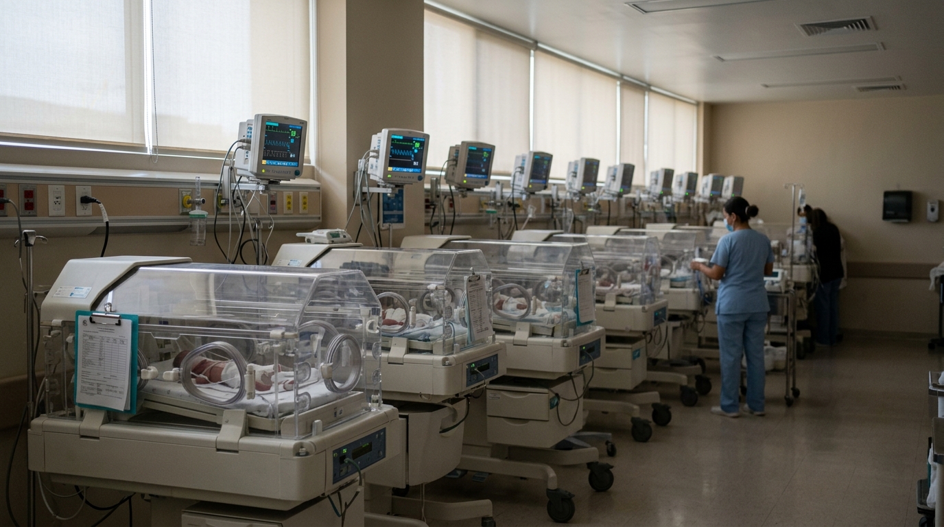 Unidad de cuidados intensivos neonatales de un hospital del IMSS en Durango